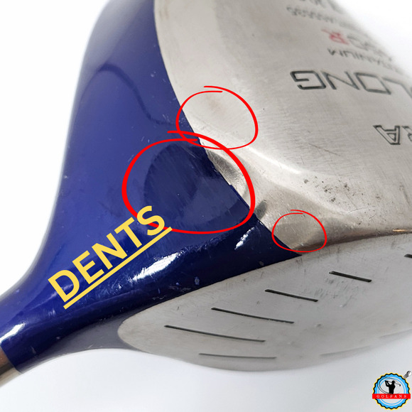 Integra Sooolong 450R Driver 10.5º Wizard II Stiff Graphite RH 45" Dents in Head - Picture 2 of 16